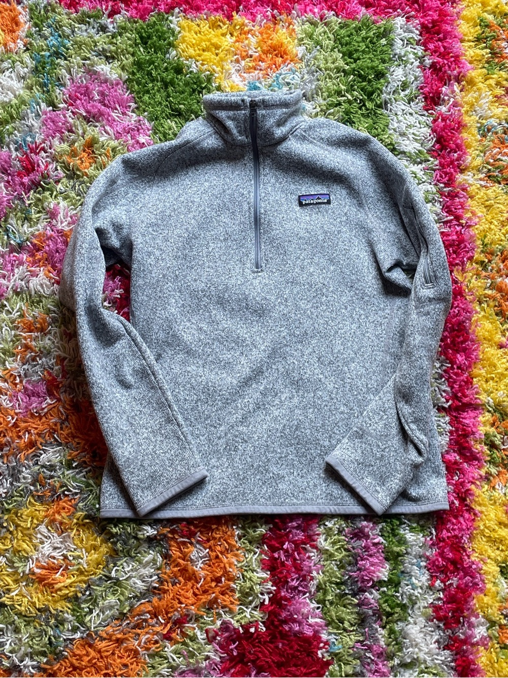 Patagonia Gray 1/4 Zip Better Sweater Pullover